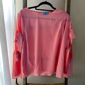 Peach blouse